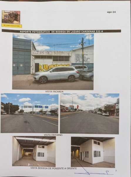 Bodega en Av. Lázaro Cárdenas # 222 Celaya Gto.